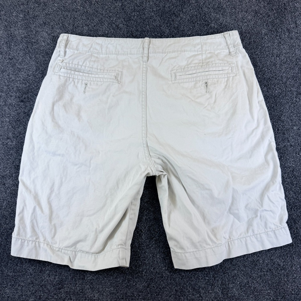 Arizona Jean Co The Original Chino Shorts Mens‎ 35x10 White Cotton Flat Front - Picture 10 of 12